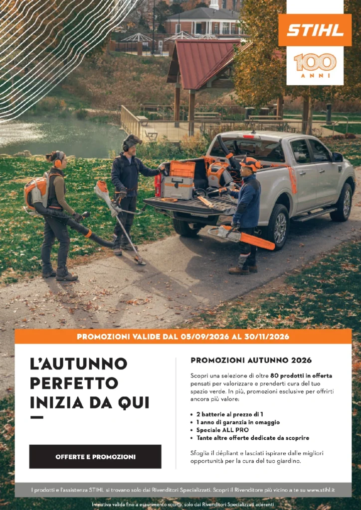 Volantino offerte Stihl inverno 2026